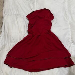 Elegant Red Women's Dress